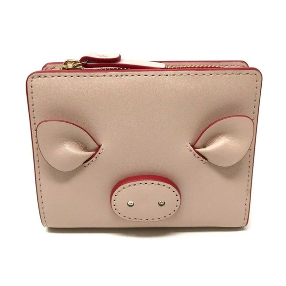 Kate Spade Handbags - Kate Spade Year Of The Pig Small Shawn Case Wallet